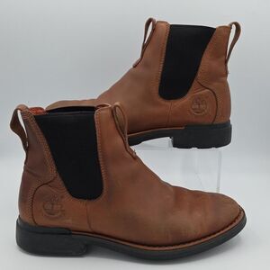 Timberland Mens 88580 Mt. Washington City Chelsea Boot Size 8 Mens Brown
